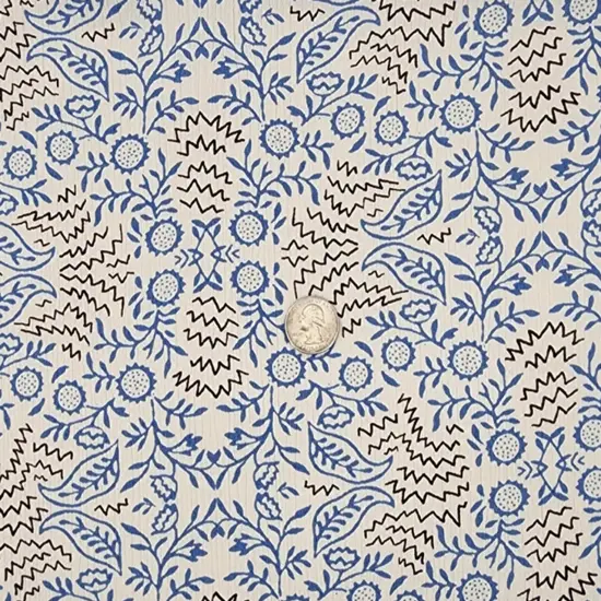 1 Yard Blue Rayon Crinkle Breathable Lightweight Apparel Material Fabric Width 50/52" {3}