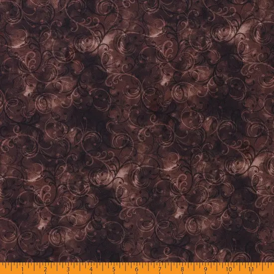 Mook Fabrics Elegance Cotton Fabric [45 in. Wide] - By The Yard Brown {3}