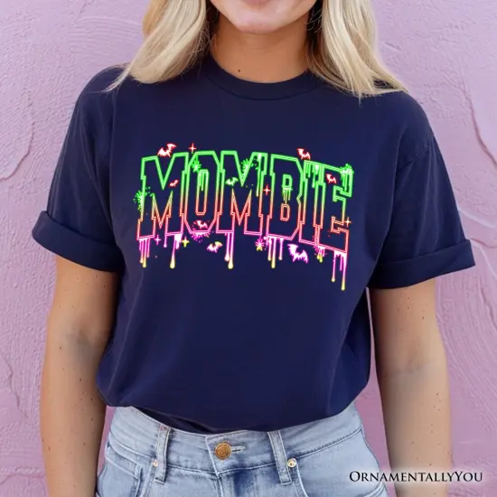 Mombie Halloween T-Shirt, Funny Tee for Spooky Moms {2}