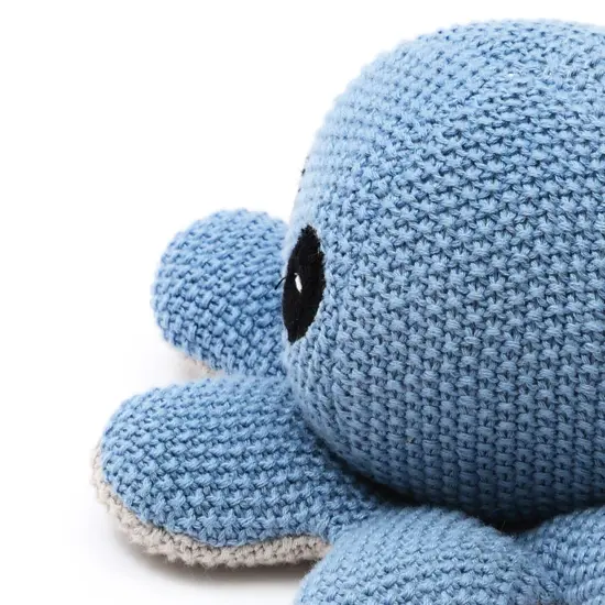 100% Handmade Cotton knitted Soft Jelly Plush Toy/Soft toys - Baby Blue {4}