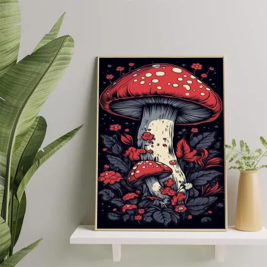 Paint by Numbers Kit for Adults with Frame {4}