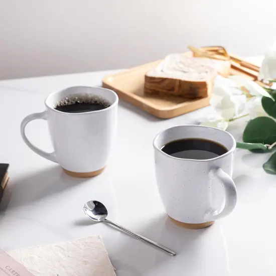 12oz Ceramic Coffee Mugs set of 6, Stylish Coffee Mugs {2}