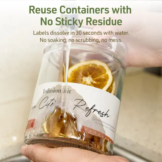 Avery Dissolvable Labels, 2.25" x 7.75" Rectangle {3}