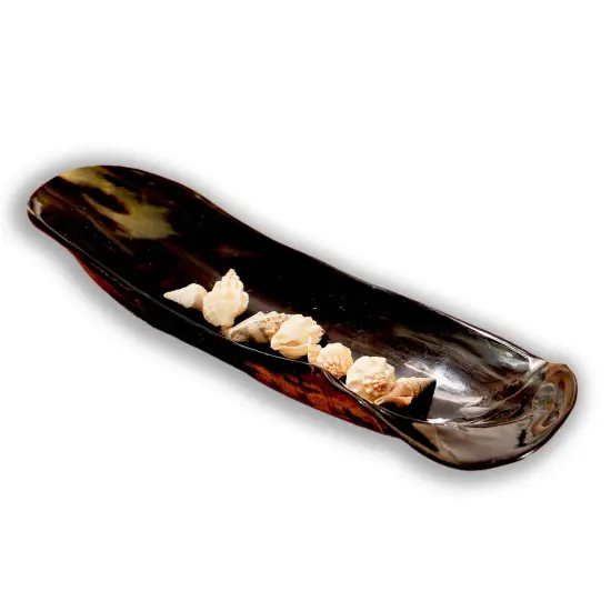 Nature of Horn Serving Bowl {2}