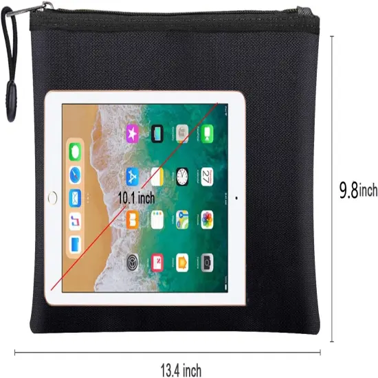 2000&deg;F Fireproof Document Bag - Waterproof A4 File Pouch for Cash, Passports, USB Drives (13.4&rdquo;x9.48&rdquo;/34x24cm) {2}