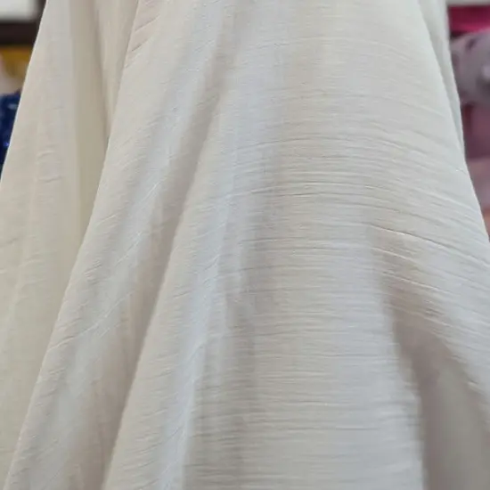 1 Yard Double Gauze Cotton Fabric Off white 55/56&Prime; Wide Lightweight for Baby & Apparel Sewing {3}