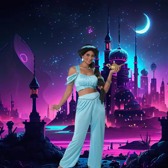 Classic Arabian Princess Adult Costume {4}