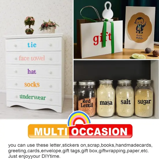 1455 Letter Stickers {4}