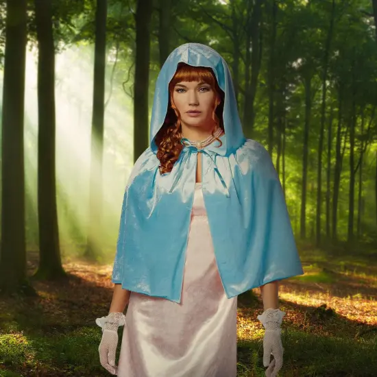 Regency Capelet Adult Costume Accessory | Blue {4}