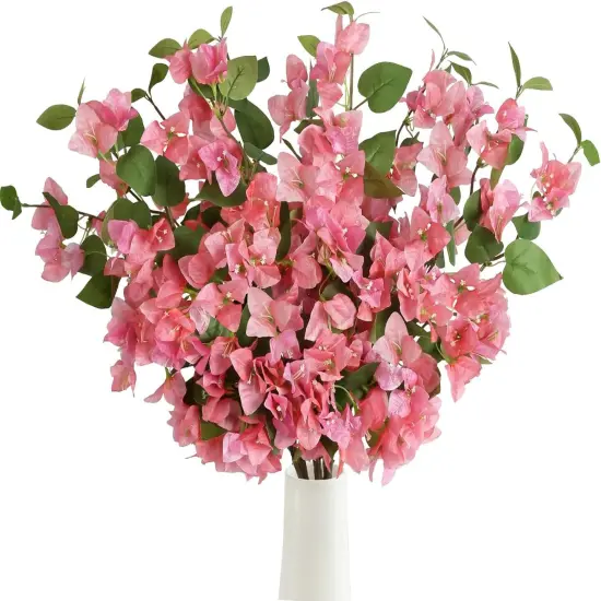 12pcs Silk Bougainvillea Artificial Flowers Table Centerpieces {1}