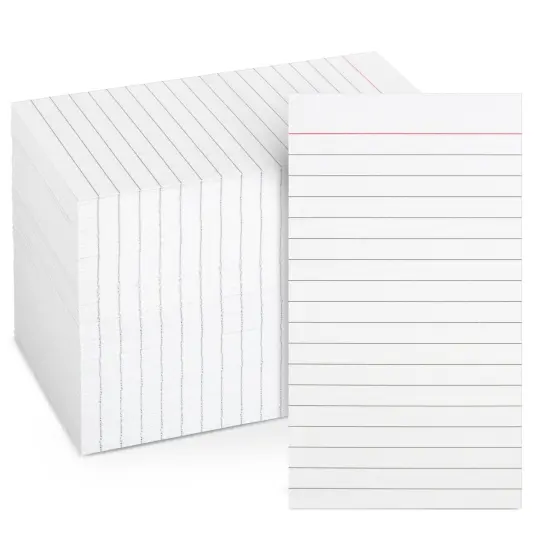 300 Pack Vertically Ruled Index Cards, Vertical Lined Paper Note Cards, Portrait Style (3 x 5 In) {1}