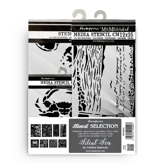 Stamperia Stencil Assortment-Silent Sea {1}