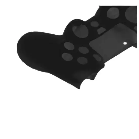 Kitcheniva Silicone Rubber Cover Case Skin For Sony Playstation 4 PS4 Controller Black {5}