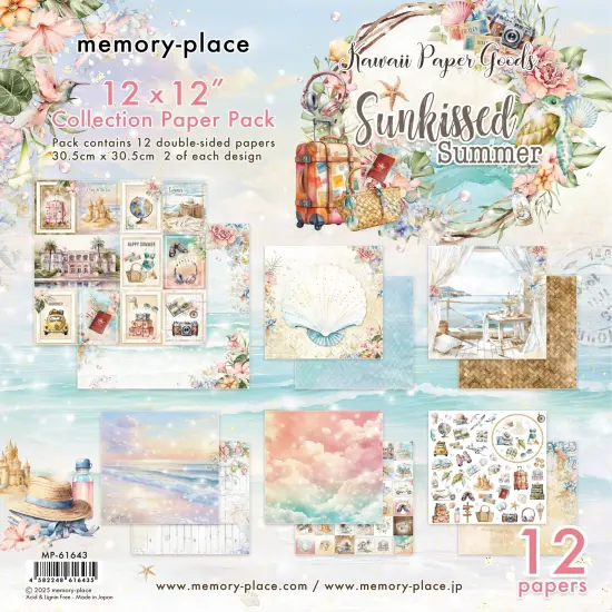 Memory Place Collection Pack 12"X12"-Sunkissed Summer {1}
