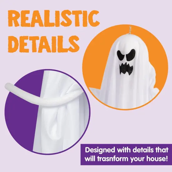 3 Pack Halloween Hanging Ghosts Decorations {2}