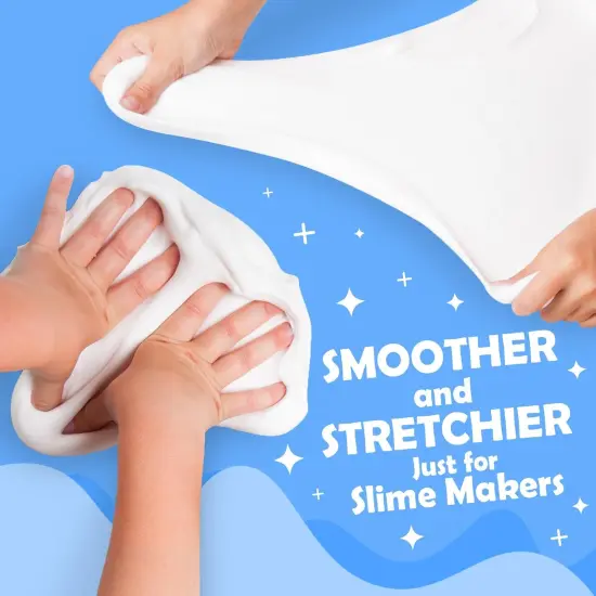 Original Stationery Soft Clay for Slime, XL White Modeling Clay for Art Crafts & Slime Fun, Add to Glue & Shaving Foam to Make Butter Slimes, 4lbs/1800 Grams, Ages 3-14 {3}