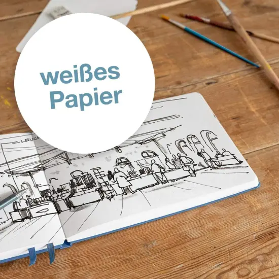 Square Hardcover Sketchbook (Lemon) {4}