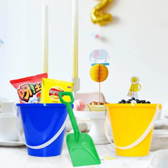 24 Set Buckets Pail with Shovels {4}