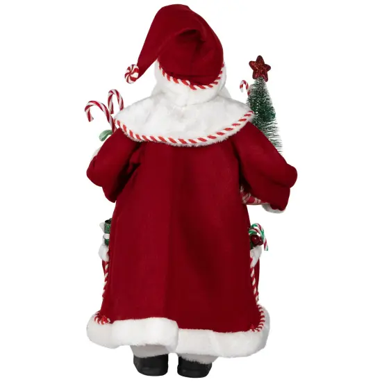 Northlight Candy Cane Santa Claus Christmas Figure - 18" - Red and White {7}
