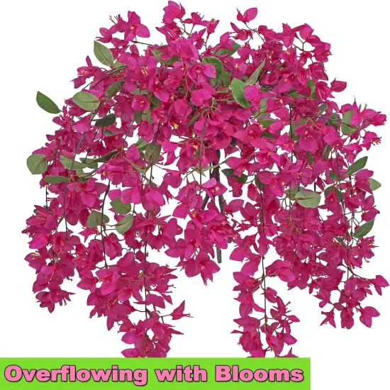 3Pcs, 33.5" Long Sprays Artificial Bougainvillea {4}