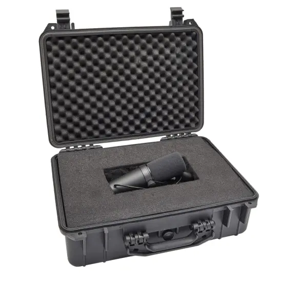 2-Pack Packing Foam Sheets - 16x12x1.5 Customizable Polyurethane Insert Pads for Tool Case Cushioning, Crafts (Black) {3}