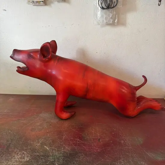 Roasted Pig Statue {6}
