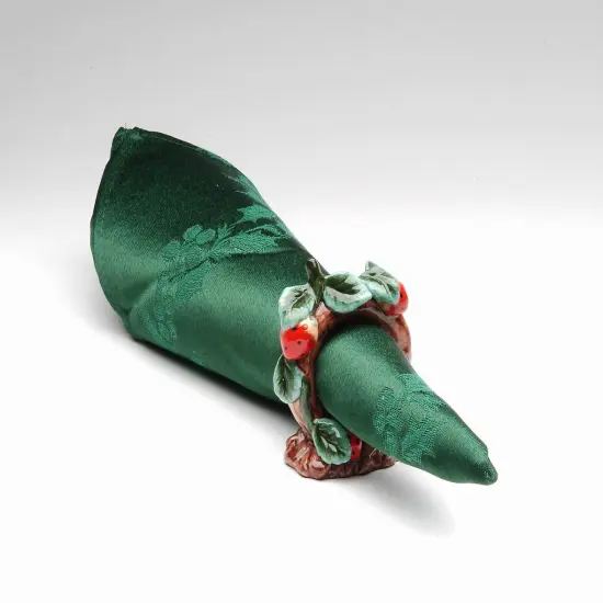 Ceramic Strawberry Napkin Holders-Set of 4, Home D&eacute;cor, Gift for Her, Gift for Mom, Kitchen D&eacute;cor, Farmhouse D&eacute;cor, Wedding Decor {3}