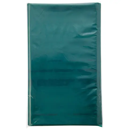 Plymor 15" x 18", Green 2 Mil Flat Open Plastic Poly Bags {5}
