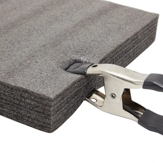 2-Pack Packing Foam Sheets - 16x12x0.5 Customizable Polyethylene Insert Pads for Tool Case Cushioning, Crafts Black {6}