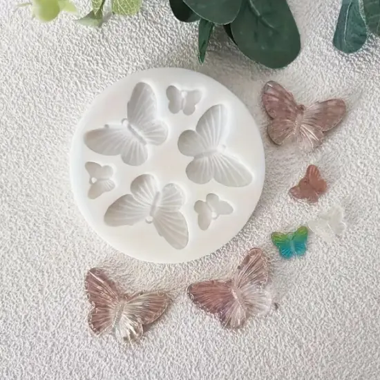 Amelia Butterflies Silicone mold {4}