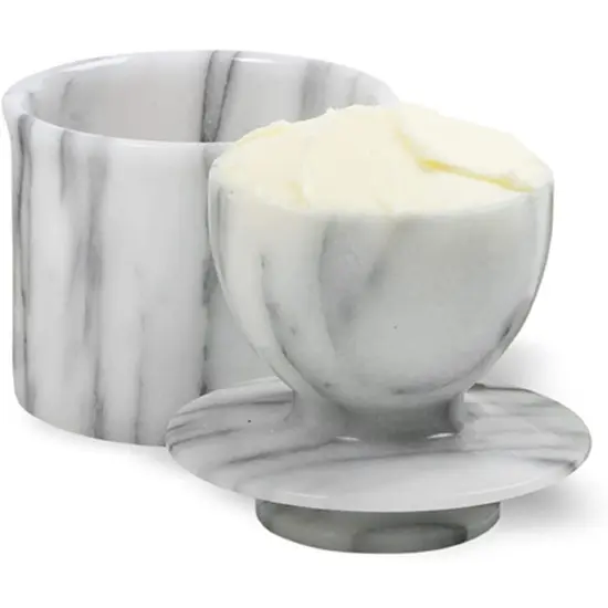 Norpro Marble Butter Crock {3}