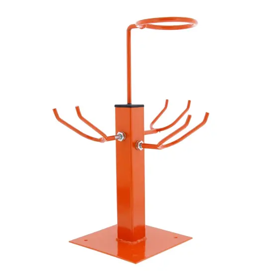 TCP Global Gravity Feed Paint Triple Spray Gun Holder Stand with Strainer Holder, Holds 3 HVLP Guns, Bench Mount {1}