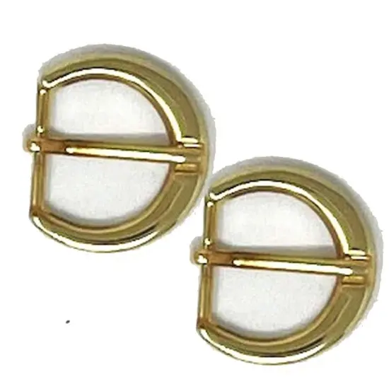 Gold Plated Prong Belt Buckle 1 Inche {4}