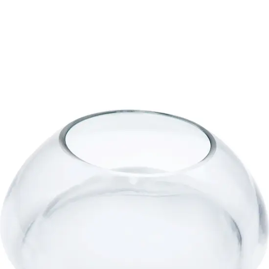 Northlight Floating Glass Bowl Pillar Candle Holder - 9" Clear {6}