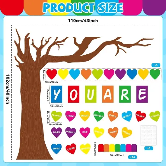 Classroom Tree Bulletin Board Decorations Set {2}