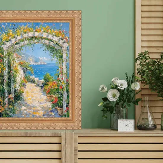 Gold Baroque Ornate Picture Frame 26x26 frame {5}