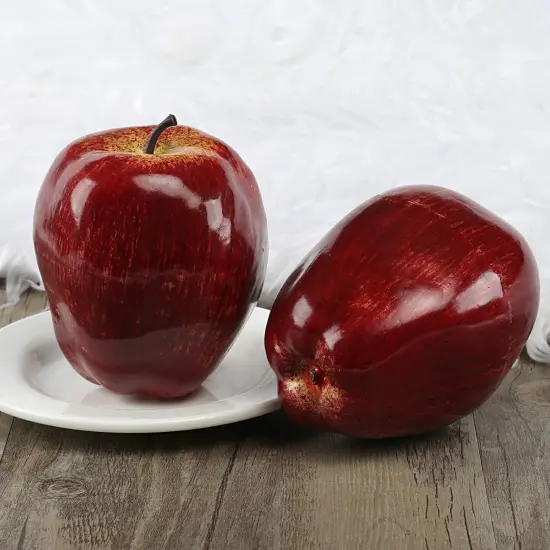 6pcs Artificial Red Apples {2}