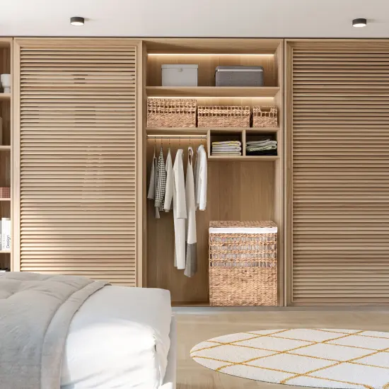 Seville Classics 4-Piece Natural Handwoven Laundry Hamper and Basket Set {3}