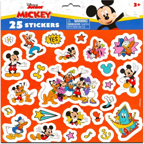 Mickey Mouse Coloring Book with Stickers Set {4}