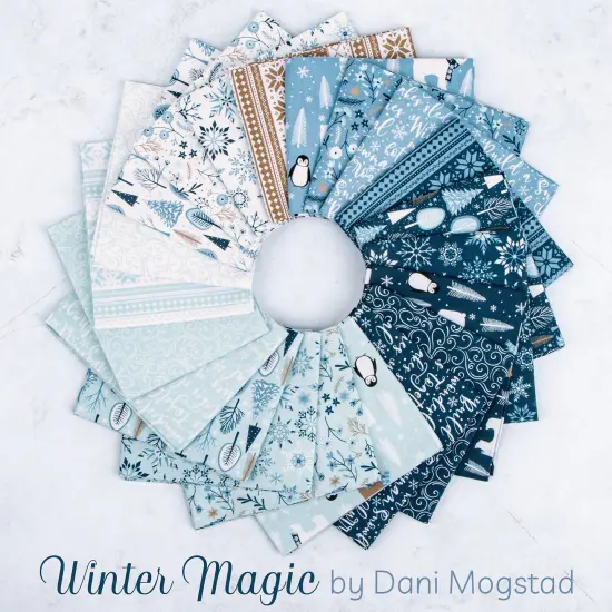 Sweater Stripe in Tea Dye (c16364-teadye) | Winter Magic | Dani Mogstad | Riley Blake {2}