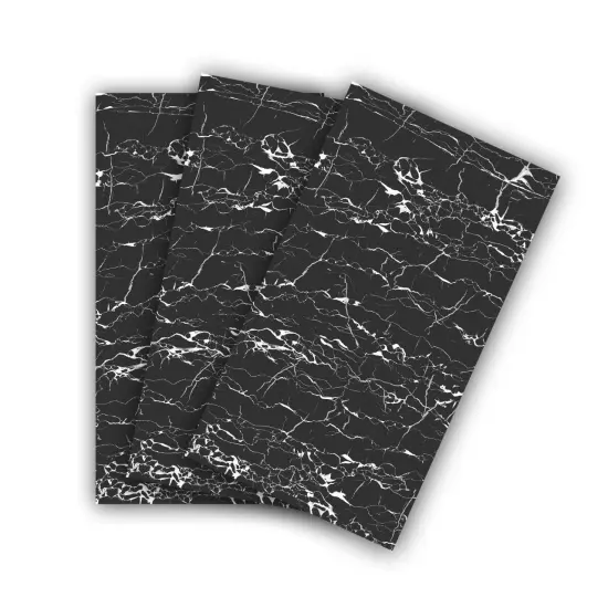 6 Pack of Marble Peel and Stick Backsplash Waterproof Washroom Wall Panels - 11.8"x23.6" White {7}