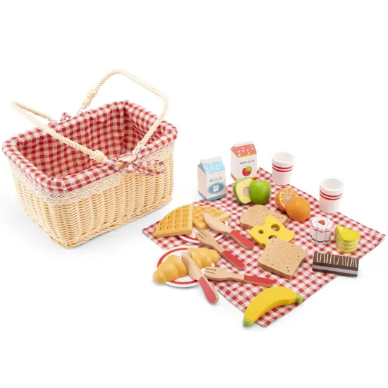New Classic Toys Picnic Basket Set 27 pieces {6}