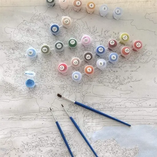 Skull Gentleman Paint by Numbers - 16x20inch (Frameless) {5}