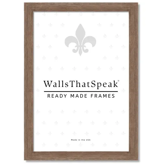 24x31 Picture Frame Bauhaus 125, 1.25" MDF Wood Composite Moulding, Faux Woodgrain Wall Display Frame for Art, Posters, or Photos by wallsthatspeak Rustic Brown {1}