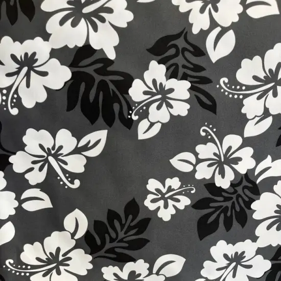 1 Yard South Pacific Floral Fabric, 100% Polyester, 60 Inches Wide Blue {6}