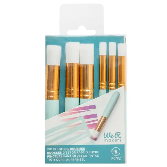 We R Blending Brushes 6/Pkg-Small/ Medium {1}