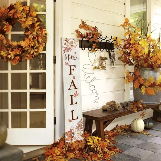 Hello Fall Porch Sign {3}