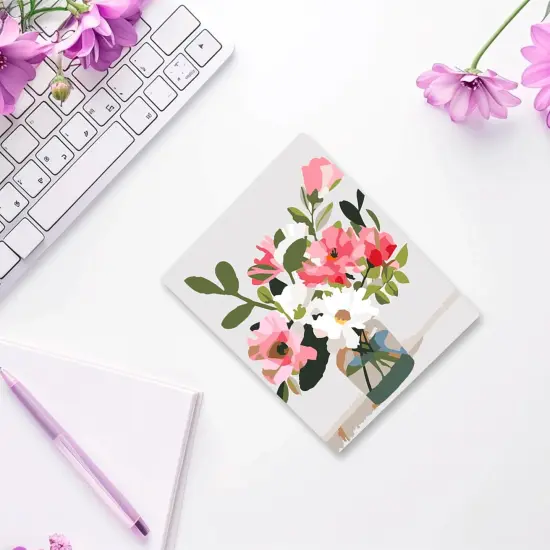 6 Pack Flower Symphony Paint by Numbers Kit - 6.3 x 7.87 inch {5}