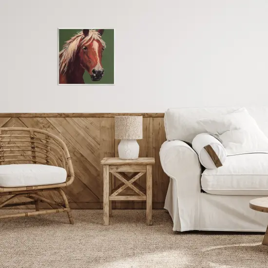 Stupell Industries Modern Horse on Green Wall Plaque, design by Wani Pasion {2}