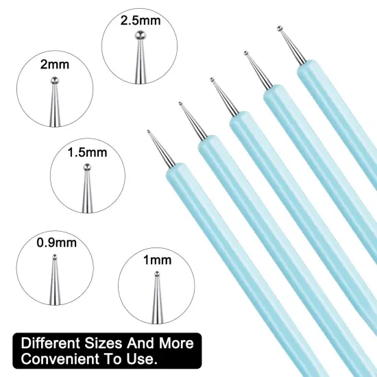 10 Pieces Silicone Clay Sculpting Tool, Modeling Dotting Tool& Pottery Craft use for DIY Handicraft,silicone tool,silicone sculpting tools {6}